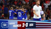 خلاصه بازی فرانسه 3-0 آمریکا | المپیک 2024