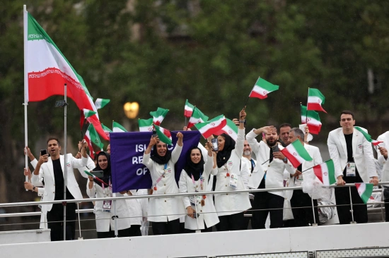 اولین تصویر از کاروان ایران در مراسم افتتاحیه المپیک 2024 پاریس